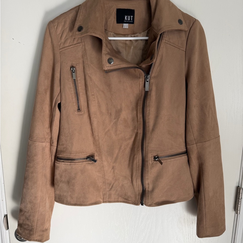 Kut from the Kloth Women's Tan Suede Jacket